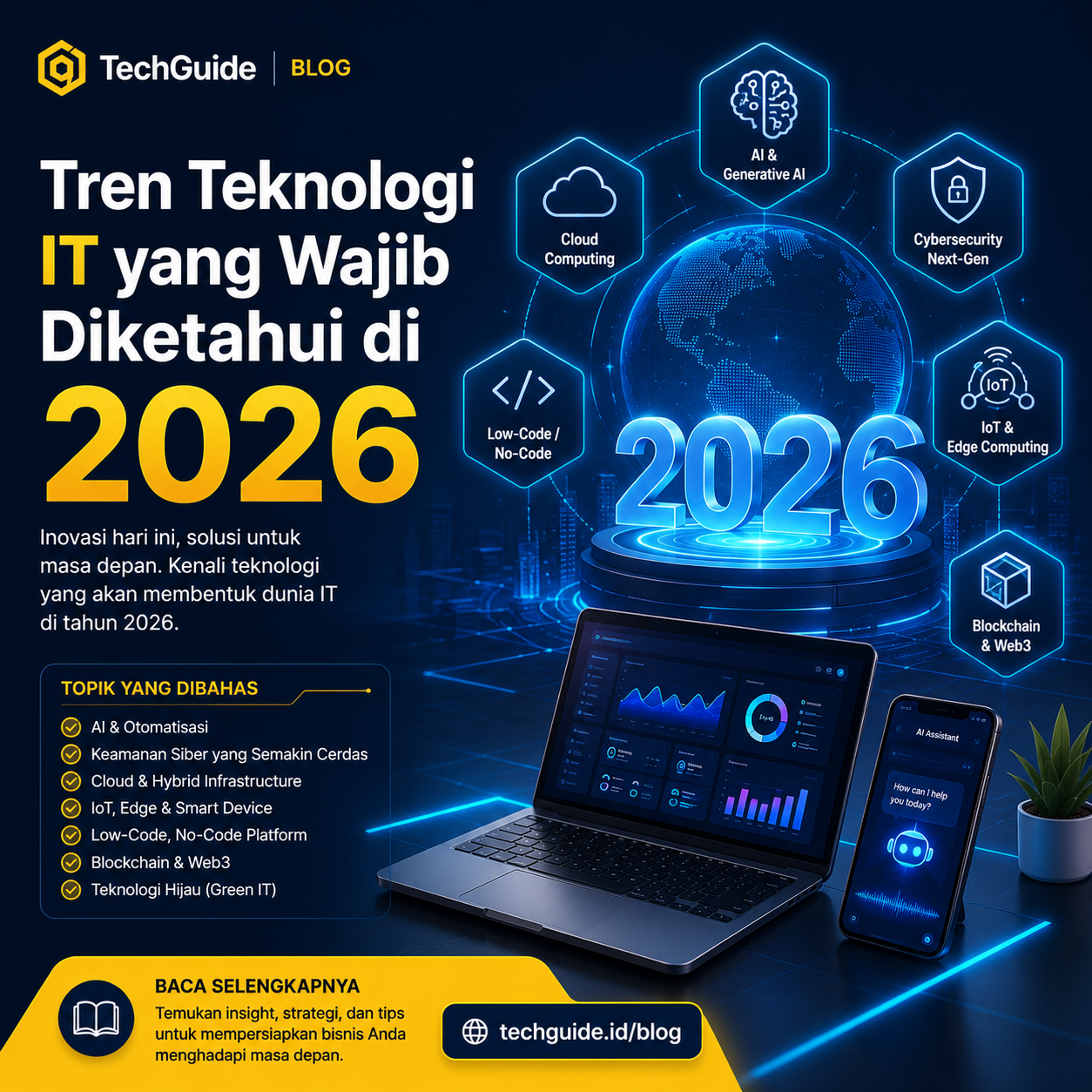 Tren Teknologi IT yang Wajib Diketahui di 2026